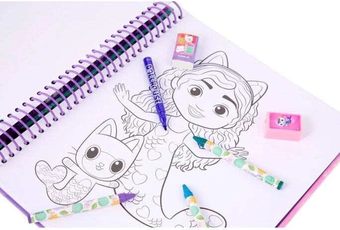 CAN Gabby's Dollhouse Μπλοκ Ζωγραφικής (GD24356) (2)