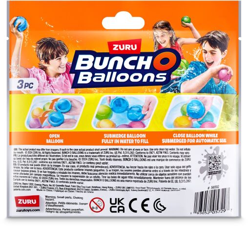 Zuru Bunch O Balloons Reusable Water Balloons-2 Σχέδια-1Τμχ (56592) (7)