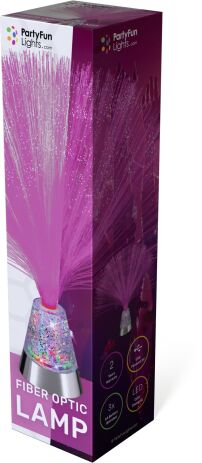Pfl 13'' Led Fiber Optic Glitter Lamp (86814) (1)