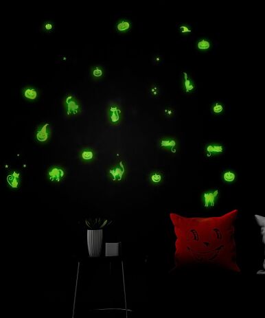 WM Αυτοκόλλητα Halloween Glow In The Dark 21x15cm (86851) (2)