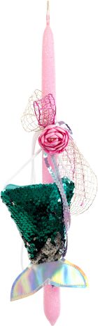 Λαμπάδα Τσαντάκι Γοργόνας Με Πούλιες (294841) (0)