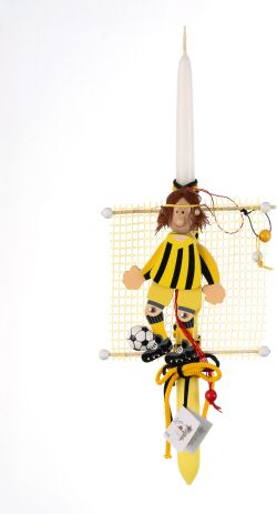 Λαμπάδα Ποδοσφαιριστής Ξύλινος-Κίτρινο (98.29.5131) (0)