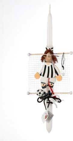 Λαμπάδα Ποδοσφαιριστής Ξύλινος-Μαύρο (98.29.5132) (0)