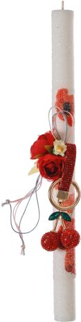 Λαμπάδα Μπρελόκ Κερασάκι Στρας (98.29.5352) (0)