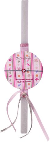 Λαμπαδάκι Βράχιολι Επάργυρο Μάτι Κόκκινο 1.2cm (ML26035) (0)