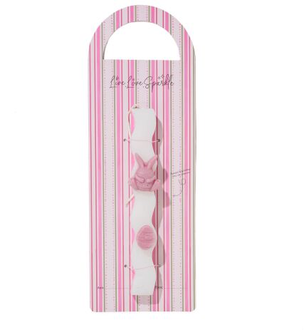 Λαμπάδα Κύμα Λευκή Με Αυγό 22cm (ML26500-5) (0)