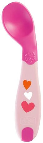 Chicco Κουτάλι Σιλικόνης Αρχής 8+Μηνών Κορίτσι (F01-16100-10) (0)