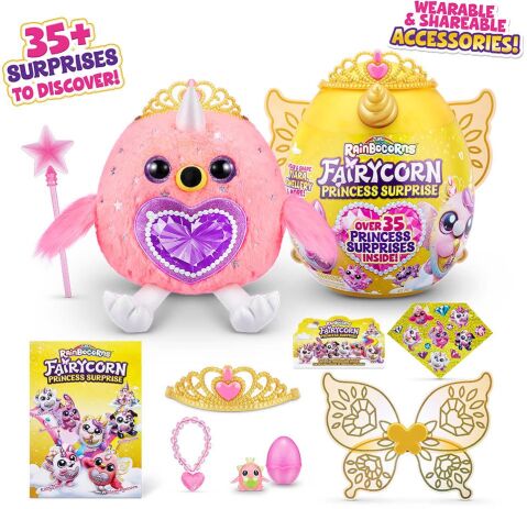 Rainbocorns Αυγό Princess Fairycorn Λούτρινο Series-6 Σχέδια (11809281) (4)