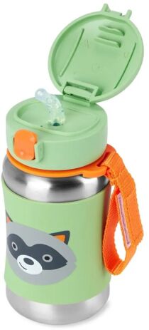 Skip Hop Stainless Steel-Raccoon Παγούρι Με Καλαμάκι (29-2903011-36/9S891910) (1)