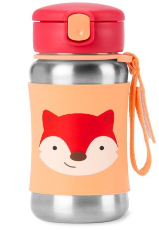 Skip Hop Stainless Steel-Fox Παγούρι Με Καλαμάκι (29-2903011-32/9S892110) (0)