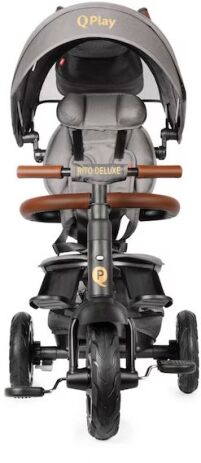 QPlay Τρίκυκλο Rito Deluxe Air Gel Wheels Grey (01-1212068-03) (2)