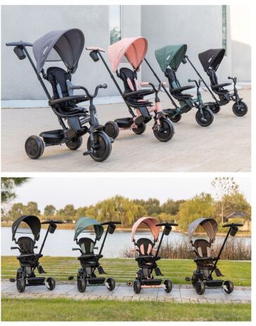 QPlay Τρίκυκλο Elite Platinum Black (01-1212074-04) (2)