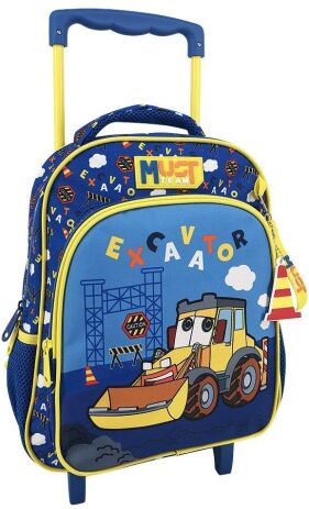 Must Team Εκσκαφέας 26 Σακίδιο Νηπιαγωγείου Trolley (000587617) (0)