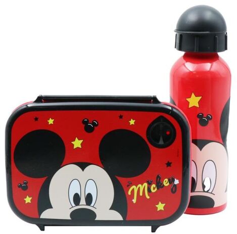 Mickey Φαγητοδοχείο-Παγούρι Αλουμινίου Σετ-2 Σχέδια (000564930) (3)