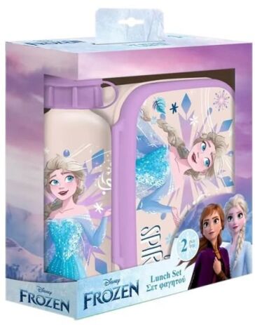 Frozen II Φαγητοδοχείο-Παγούρι Αλουμινένιο Σετ-2 Σχέδια (000564928) (3)