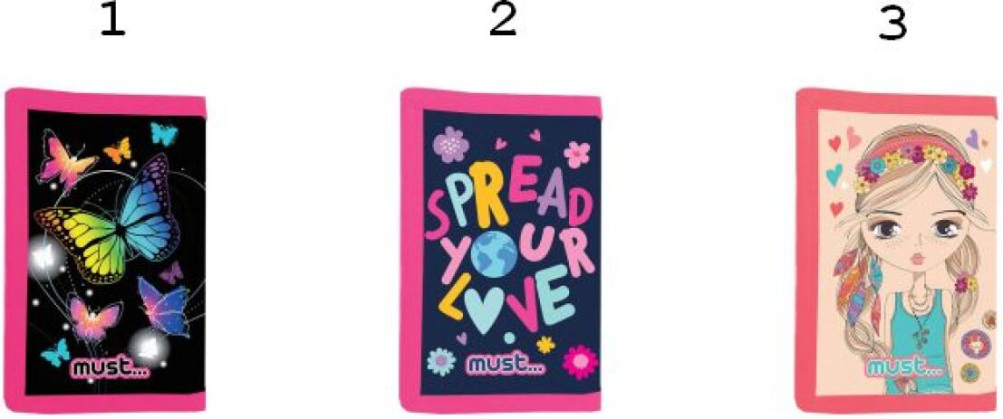 Must 24 Πορτοφόλι Κορίτσι-3 Σχέδια (000584744) (1)