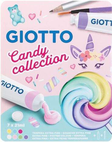 Giotto Τέμπερα Candy 21ml 7 Χρώματα (000302100) (0)