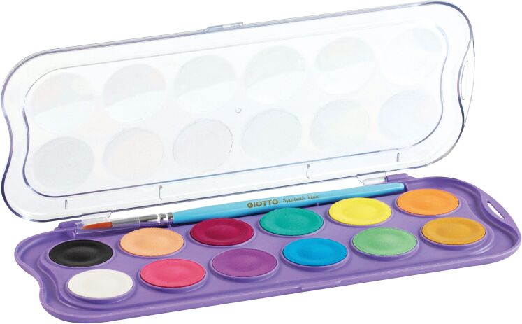 Giotto Νερομπογιά Candy 12Χρώματα (000351600) (1)