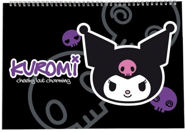 Kuromi 26 Μπλοκ Ζωγραφικής Α4-5 Σχέδια-1Τμχ (26218) (1)