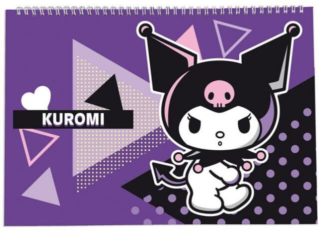 Kuromi 26 Μπλοκ Ζωγραφικής Α4-5 Σχέδια-1Τμχ (26218) (3)