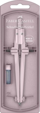 Faber Castell Διαβήτης Stream Με Ρύθμιση Μπλε Σκούρο/Ροζέ-2 Σχέδια (129174545) (0)