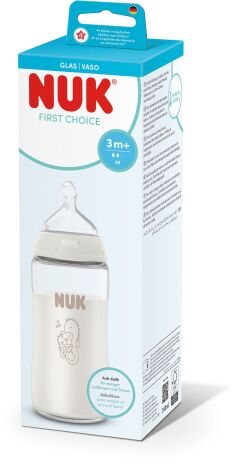 Nuk Μπιμπερό Γυάλινο F.C. 240ml Temperature Control (10212058) (0)