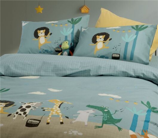 Nef Nef Παπλωματοθήκη Σετ 2Τμχ Wild Dance Χ25/26 (038458) (1)