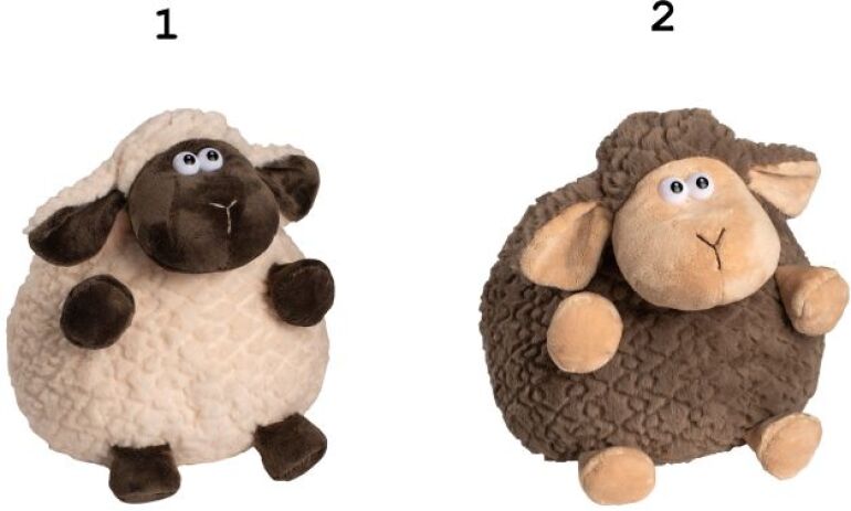 Λούτρινο Προβατάκι 26cm-2 Σχέδια (2796) (1)