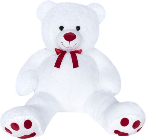 Λούτρινο Αρκούδα Άσπρη 100cm (2921) (0)