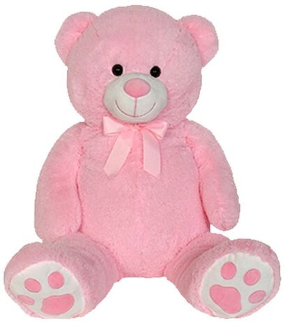 Λούτρινο Αρκούδα Ροζ 100cm (B1289-1) (0)