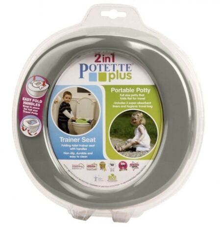 Babywise Γιογιό Ταξιδίου Potette Plus Grey-White (5600) (1)