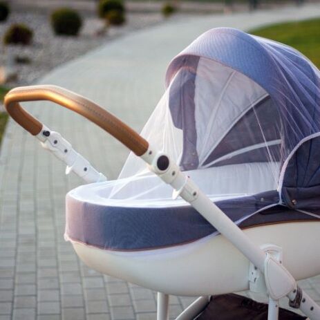 Akuku Κουνουπιέρα Καροτσιού Λευκή (A0445-WHITE) (2)