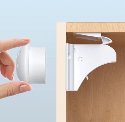 Sipo  Μαγνητική Ασφάλεια Συρταριών/Ντουλαπιών 4Τμχ (SIP-SBS-M4) (3)