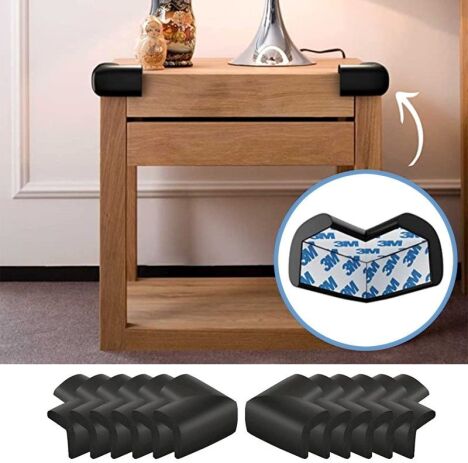 Sipo Προστατευτικά Γωνιών Αφρώδη 4Τμχ Μαύρο (SIP-SBS-T11-F2E) (3)