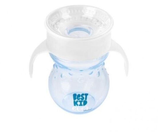 Akuku Εκπαιδευτικό Ποτηράκι 360° Με Καπάκι 9m+ 270ml (A0010) (2)