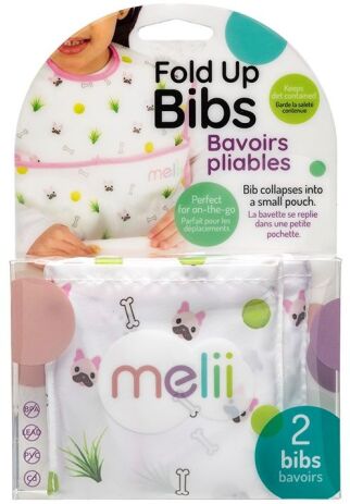 Melii Σαλιάρα 2Τμχ Bulldog (MEL13800) (0)