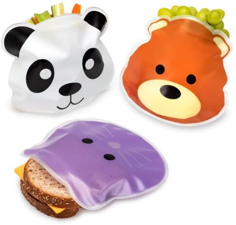 Melii Επαναχρησιμοποιούμενα Τσαντάκια Για Σνακ 6Τμχ (MEL17000) (1)