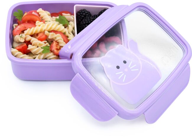 Melii Φαγητοδοχείο Bento 2 Θέσεων 880ml Cat (MEL21870) (1)