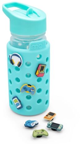 Melii Παγούρι Με Charms 450ml Blue (MEL27700) (1)