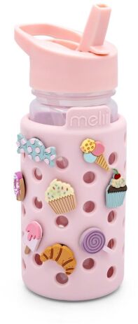 Melii Παγούρι Με Charms 450ml Pink (MEL27720) (1)