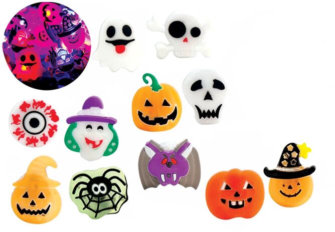 Σετ Δαχτυλίδια Halloween Με Φως-1Τμχ (Α0821) (0)