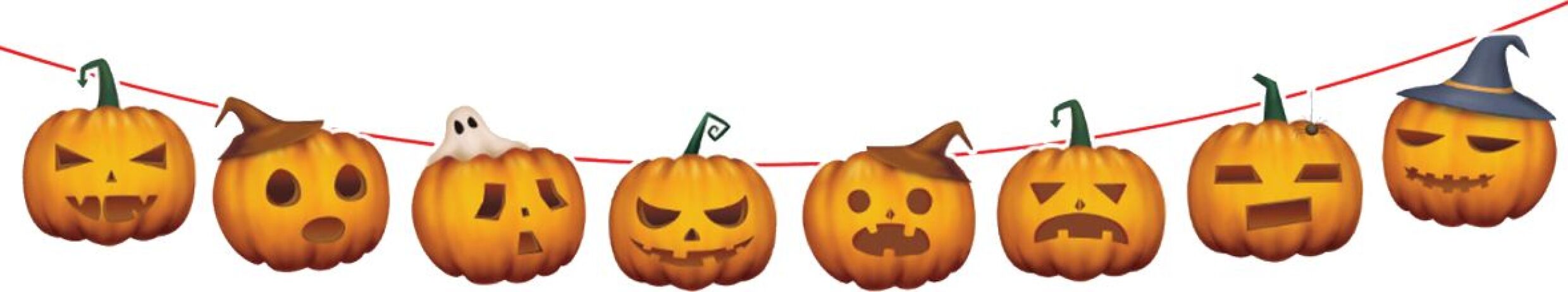 Γιρλάντα Halloween 3,5m-4 Σχέδια (Α1082) (3)
