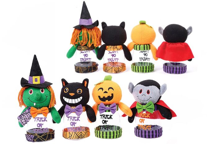 Βαζάκι Halloween 20x9cm-4 Σχέδια-1Τμχ (Α2605) (0)