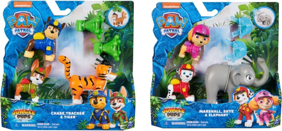 Paw Patrol Jungle Pups Κουταβάκια Ήρωες-2 Σχέδια (6068080) (2)