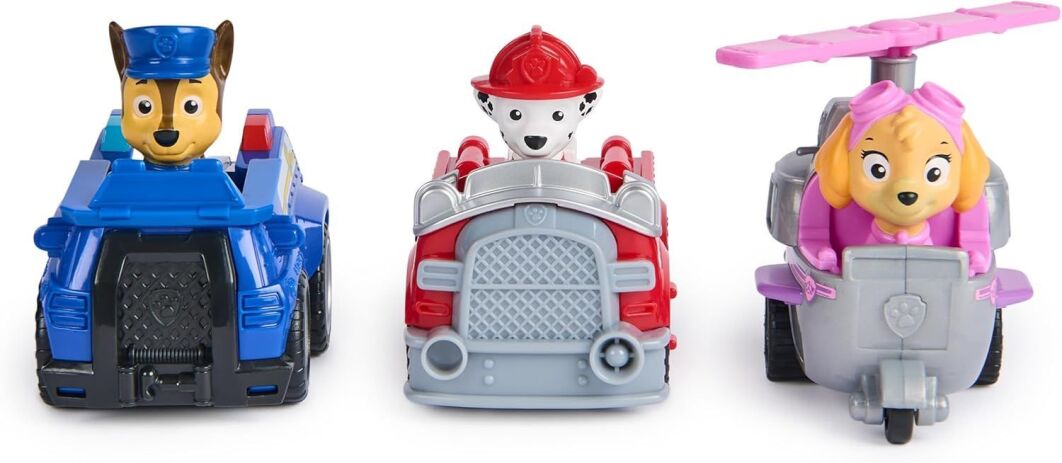 Paw Patrol Οχήματα Pull Back 3Τμχ (6070440) (2)