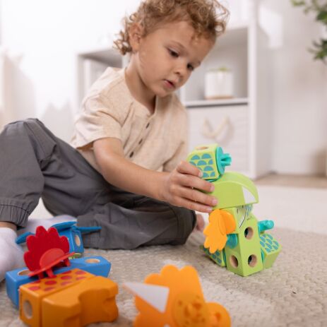 Melissa & Doug Blockables Σετ Δεινόσαυροι (6074524) (4)