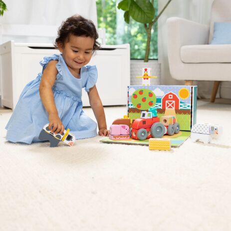 Melissa & Doug Blockables Σετ Φάρμας (6074894) (5)