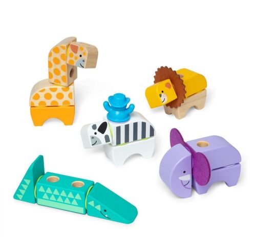 Melissa & Doug Blockables Σετ Σαφάρι (6074903) (2)
