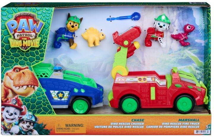 Paw Patrol Dino Movie Οχήματα 2Τμχ. (6077676) (1)