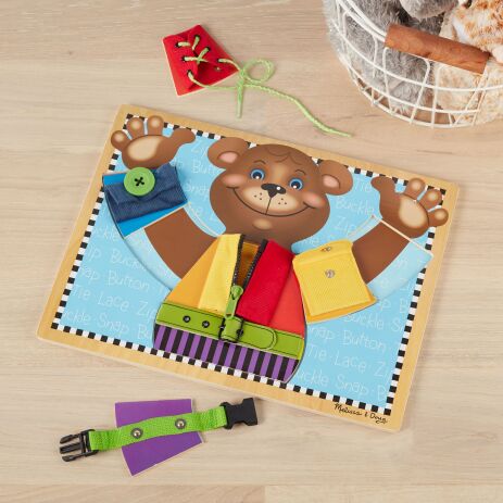 Melissa & Doug Πίνακας Βασικών Δεξιοτήτων Αρκουδάκι (6075184) (3)